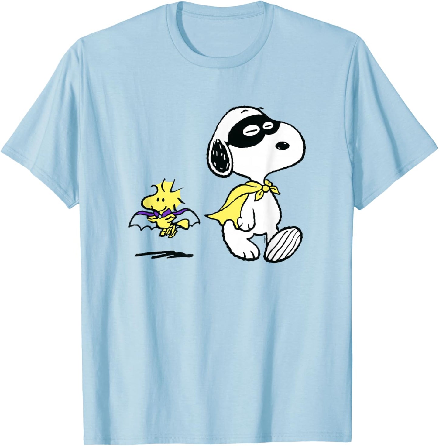 Peanuts - Snoopy Woodstock Halloween Costume T-Shirt - T-Shirt | Light Blue