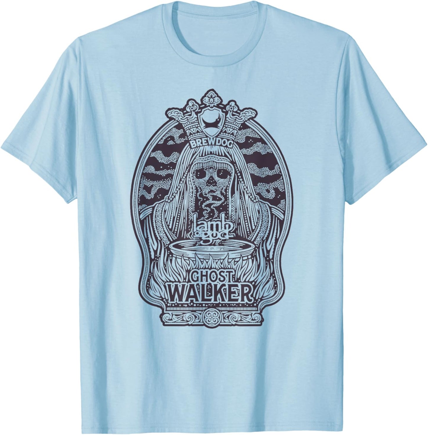 Lamb of God – Ghost Walker White T-Shirt - T-Shirt | Light Blue