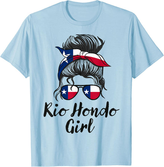 Rio Hondo Texas Women Girl T-Shirt - T-Shirt | Light Blue