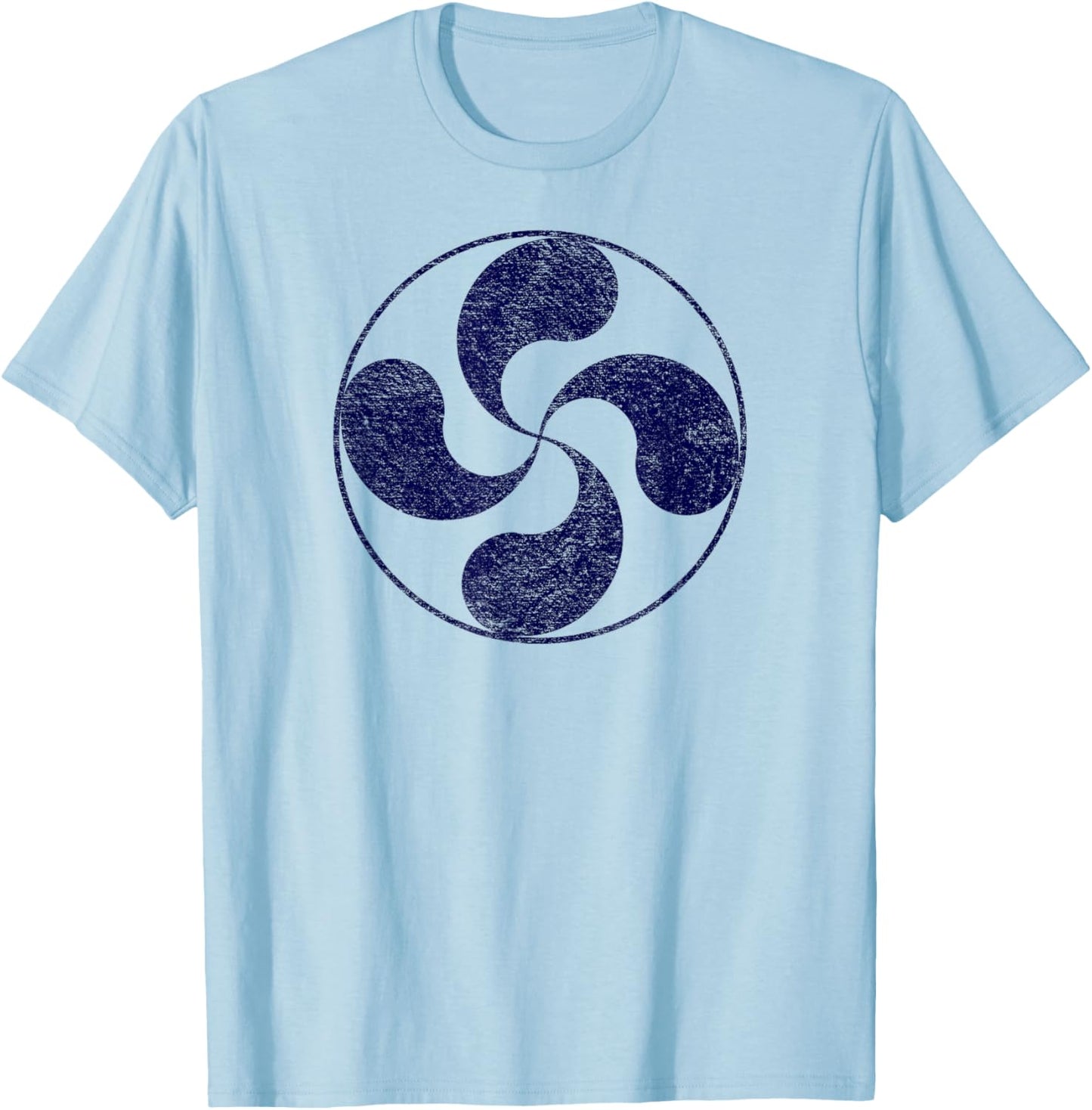 Lauburu Basque Country Symbol for People T-Shirt - T-Shirt | Light Blue