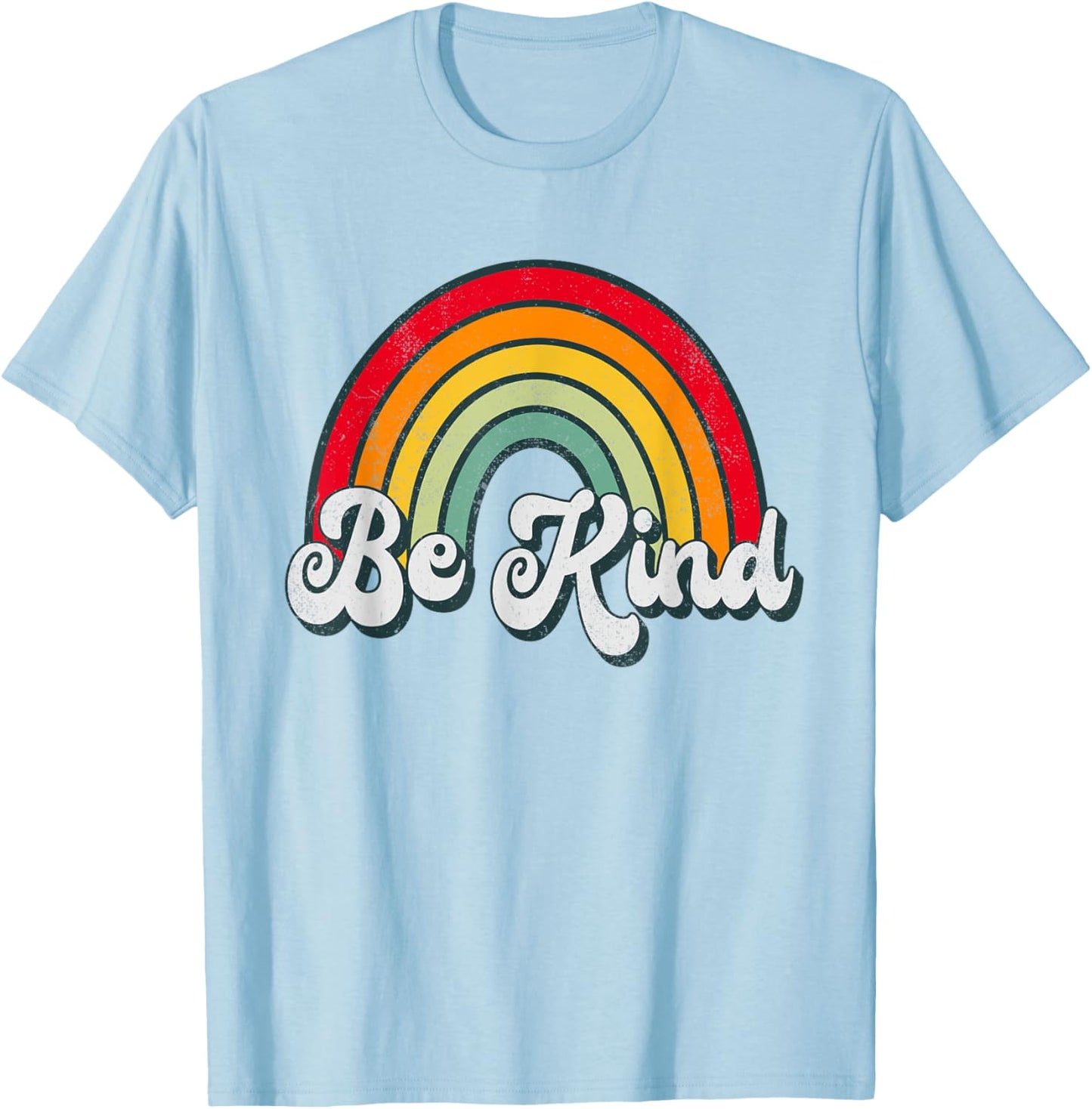 Unity Day Orange Teacher Kindness AntiBullying Retro Be Kind Women Kids T-Shirt - T-Shirt | Light Blue