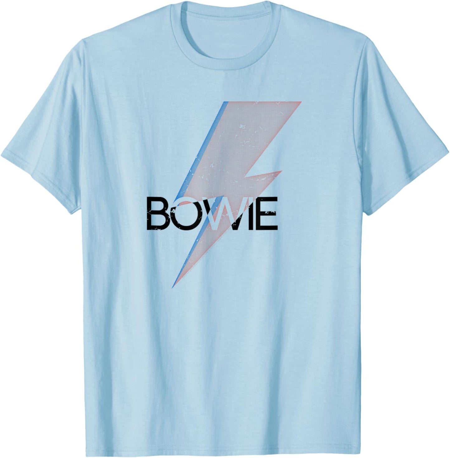 David Bowie - Bowie Bold T-Shirt - T-Shirt | Light Blue