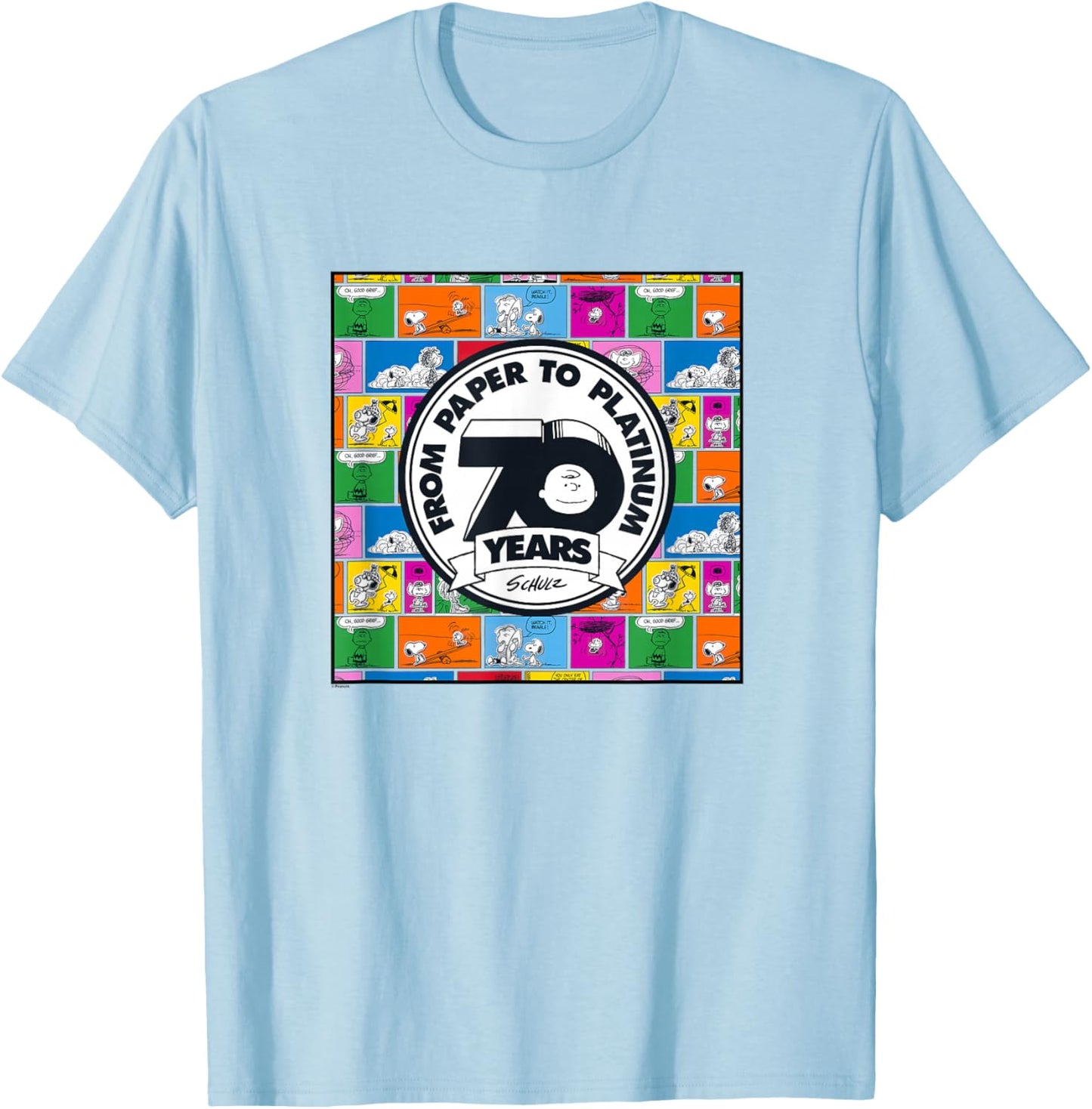 Peanuts Anniversary T-Shirt - T-Shirt | Light Blue