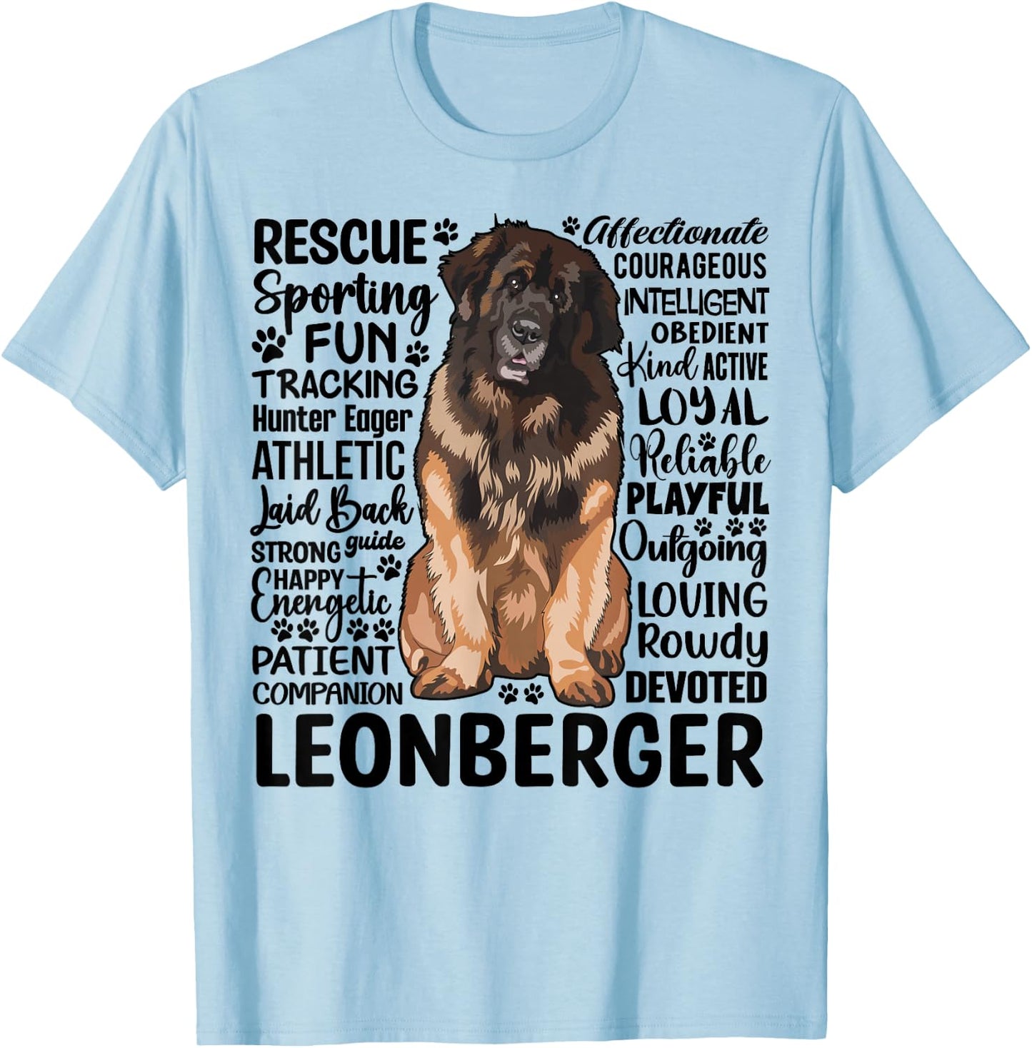Leonberger Facts Leonberger Owner Leonberger Lover T-Shirt - T-Shirt | Light Blue