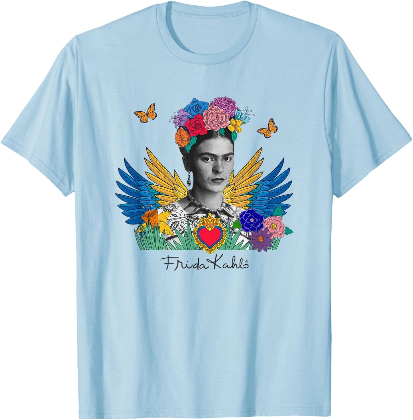 Frida Kahlo - Variety of items T-Shirt - T-Shirt | Light Blue