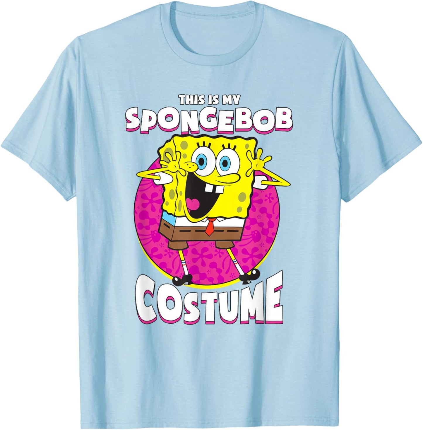 SpongeBob SquarePants Halloween This Is My SpongeBob Costume T-Shirt - T-Shirt | Light Blue