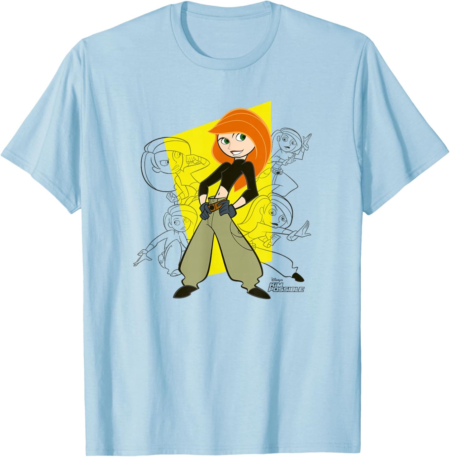Disney Kim Possible Action Poses T-Shirt - T-Shirt | Light Blue