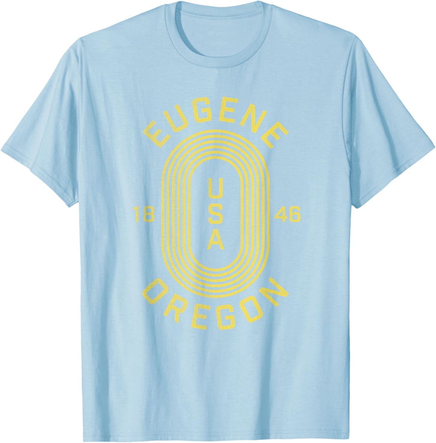 Eugene Oregon USA T-Shirt - T-Shirt | Light Blue