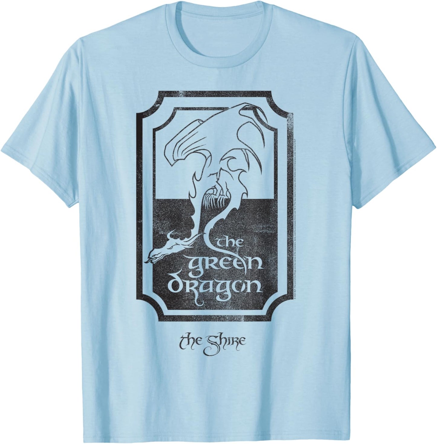 The Lord of the Rings The Green Dragon T-Shirt - T-Shirt | Light Blue