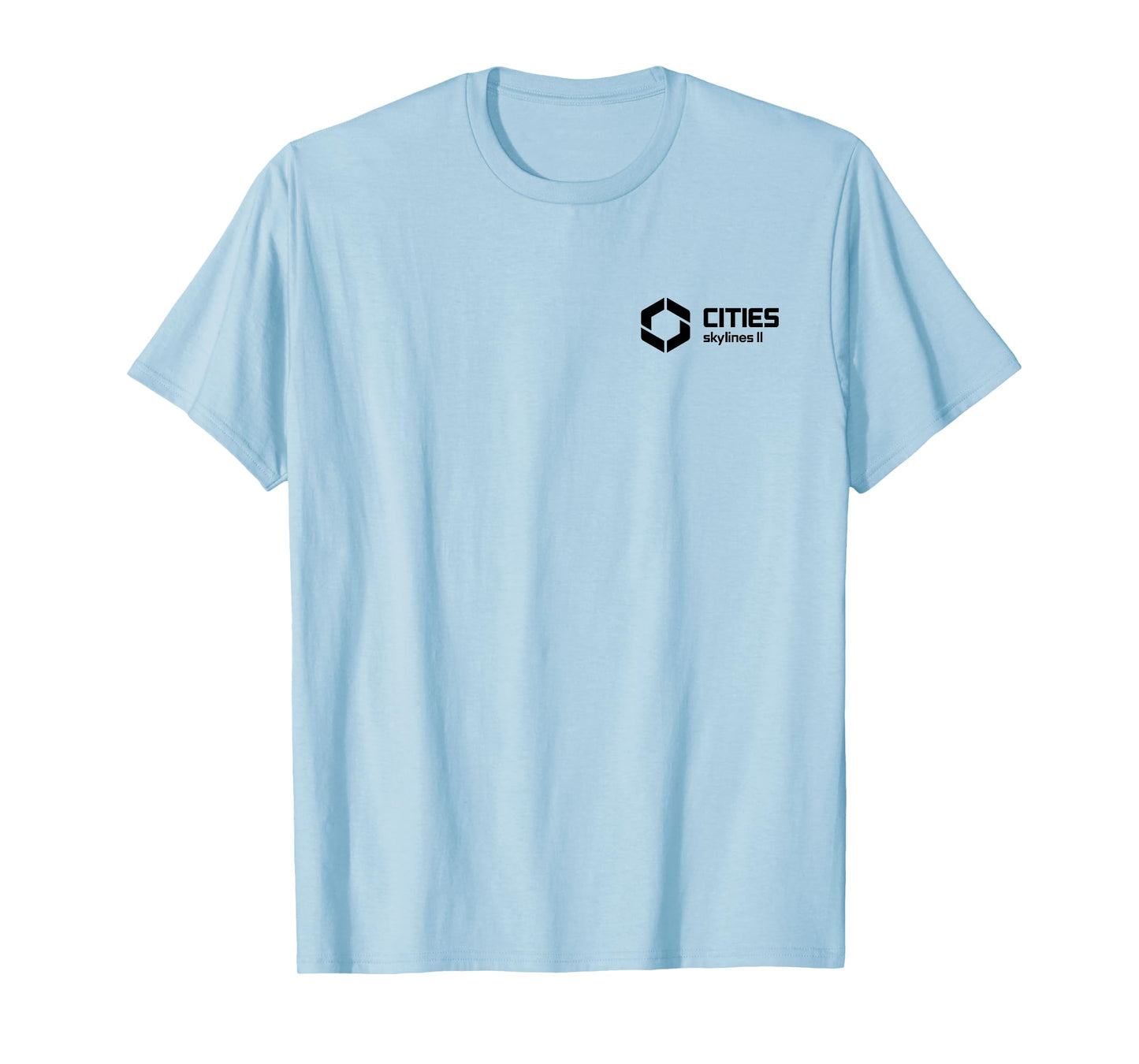 Cities Skylines II game logo black T-Shirt