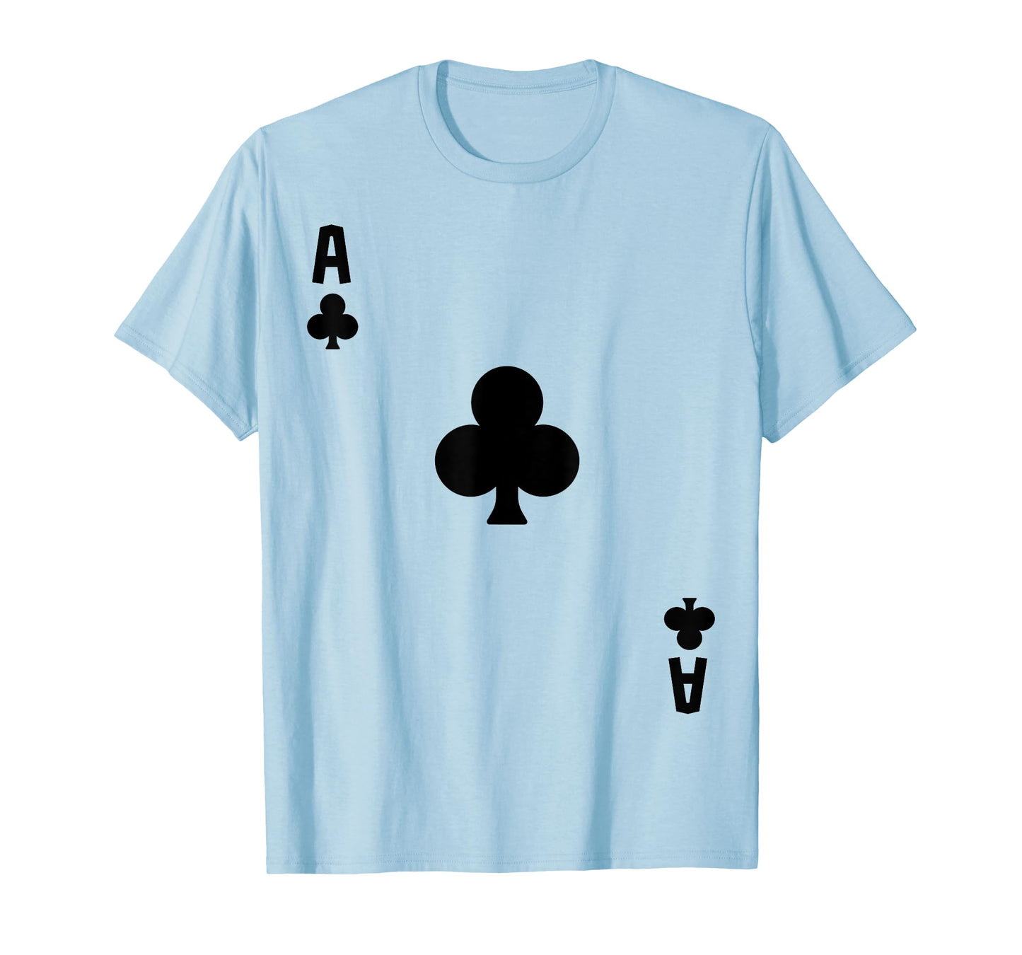 Ace of Clubs Cards Deck Halloween Costume T-Shirt