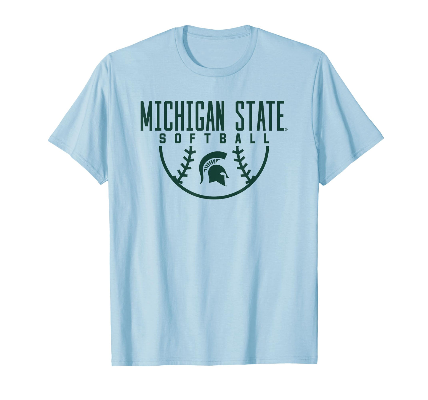 Michigan State MSU Spartans Softball Arch T-Shirt