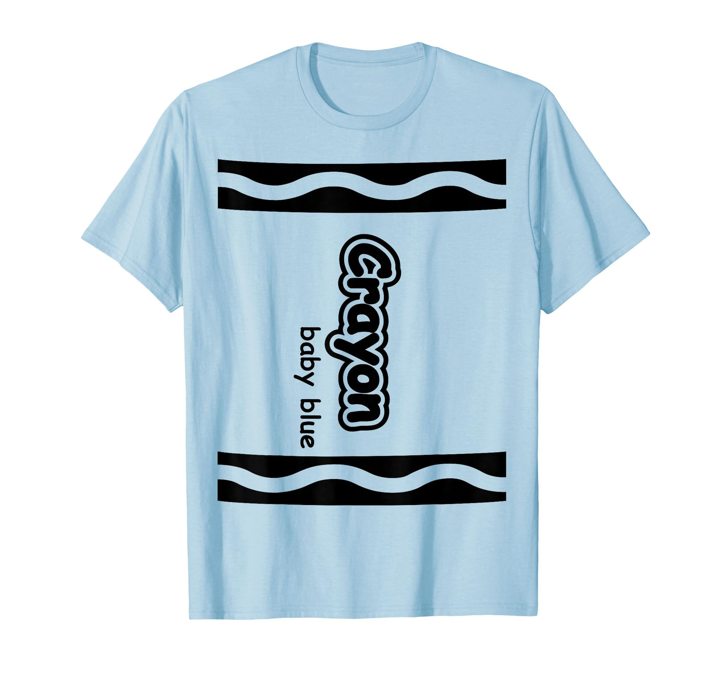 Baby Blue Crayon Easy Halloween Costume Cute T-Shirt T-Shirt