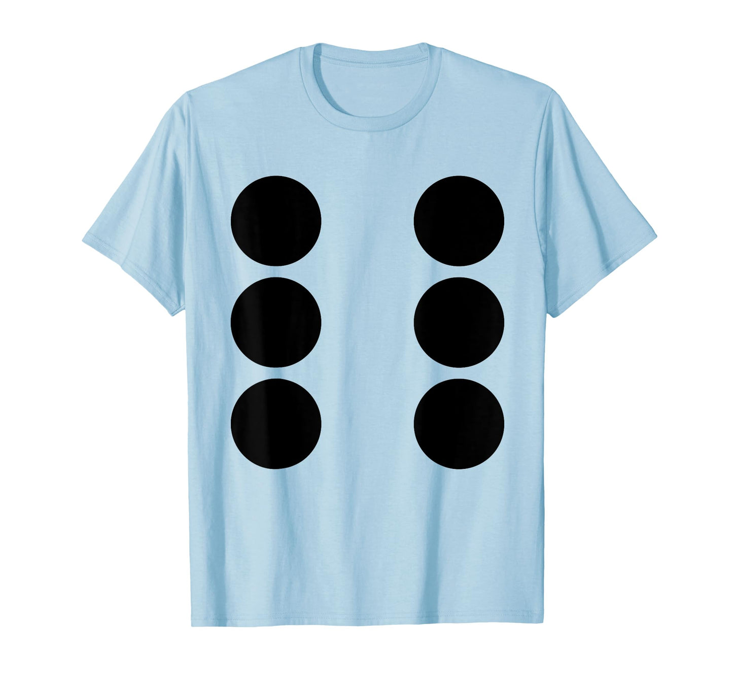 Human Dice Number 6 Group Matching Halloween Costume Family T-Shirt