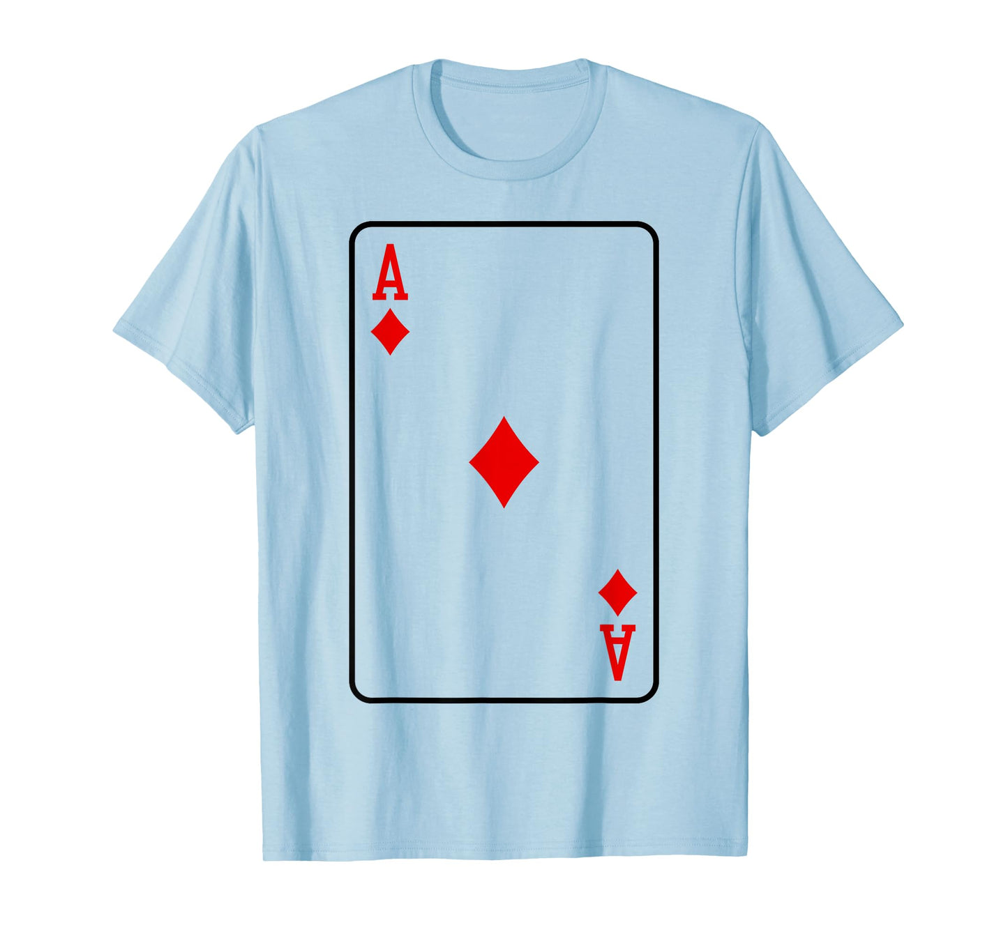 ACE OF DIAMONDS PLAYING CARD BLACKJACK HALLOWEEN COSTUME T-Shirt