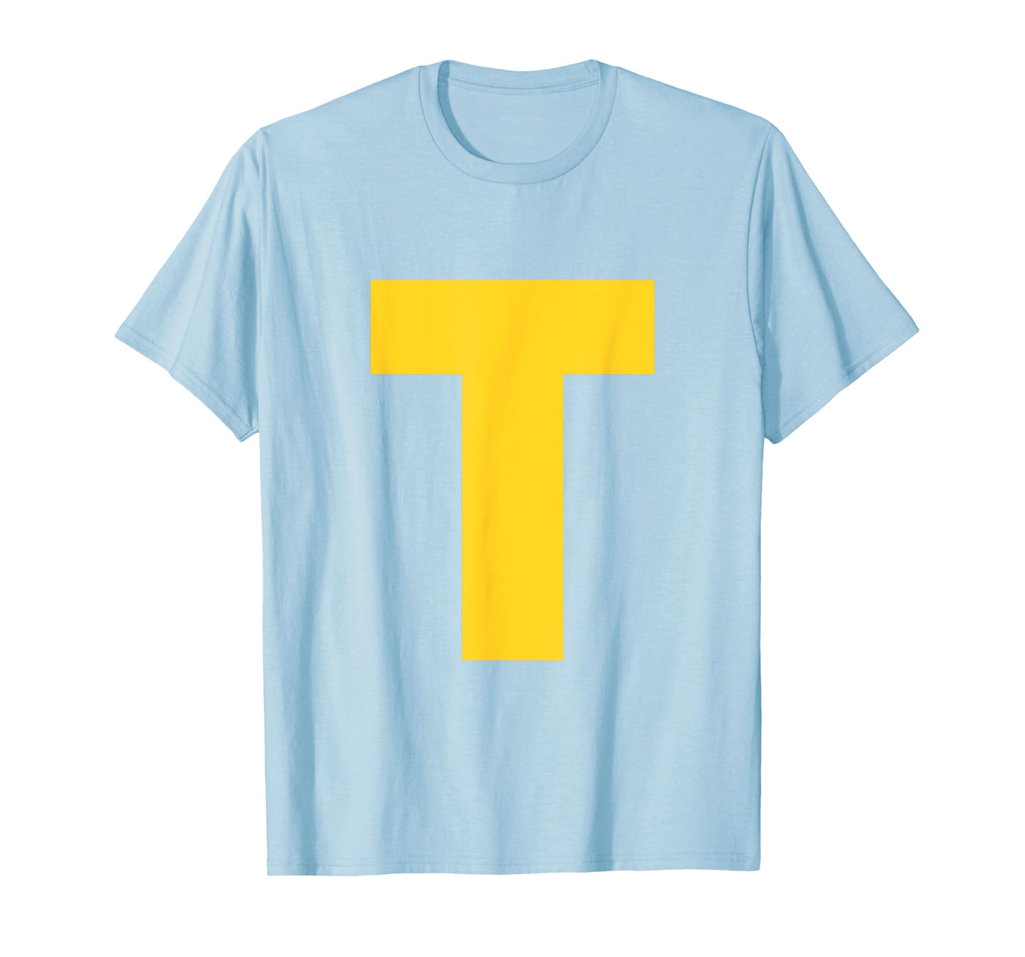 Letter T Funny Group Costume Pretend Halloween Costume T-Shirt