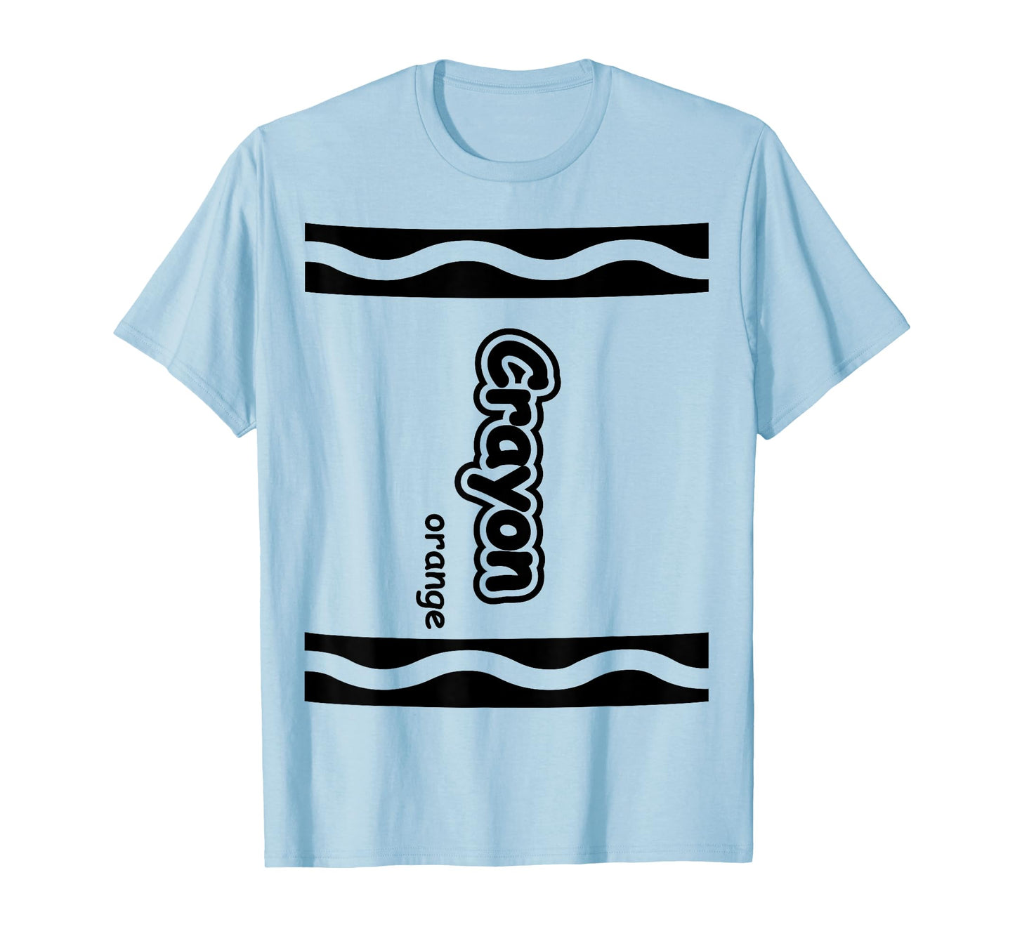Orange Crayon Easy Halloween Costume Cute T-Shirt T-Shirt