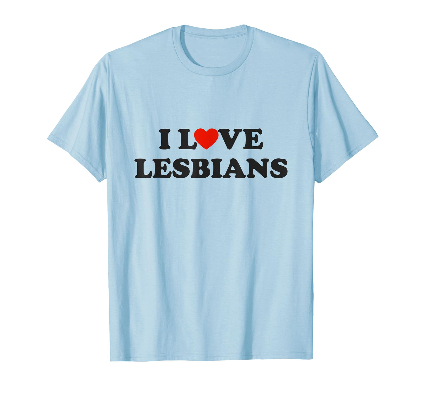 I Love Lesbians Apparel Red Heart Lesbians T-Shirt