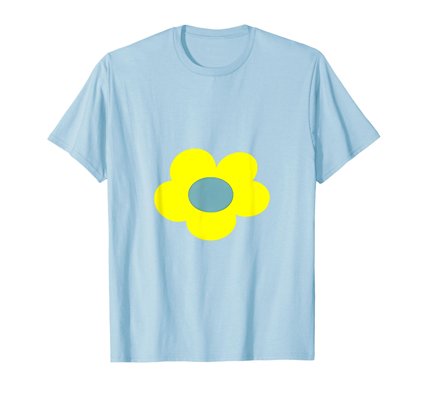 Grim Reaper Mandy Yellow Flower Pink T-Shirt