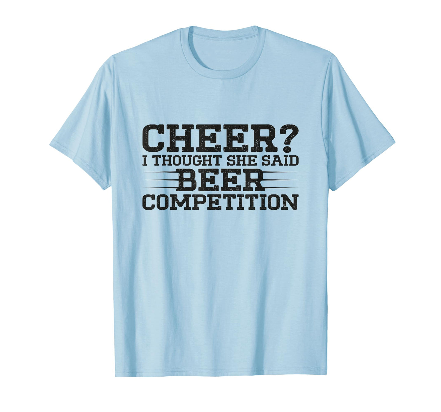 Funny Cheer Dad Art For Beer Lover Cheerleader Father Saying T-Shirt