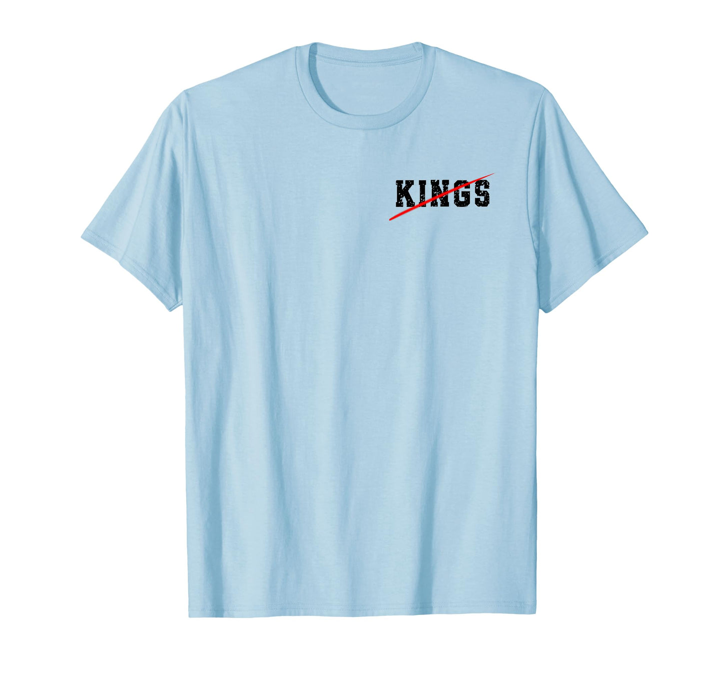 No Kings Minimalist Subtle Protest Patriotic Democracy T-Shirt