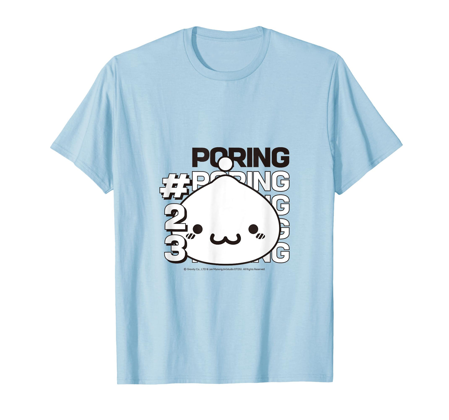 Ragnarok 23rd Anniversary PORING Character for Gaming Fans T-Shirt