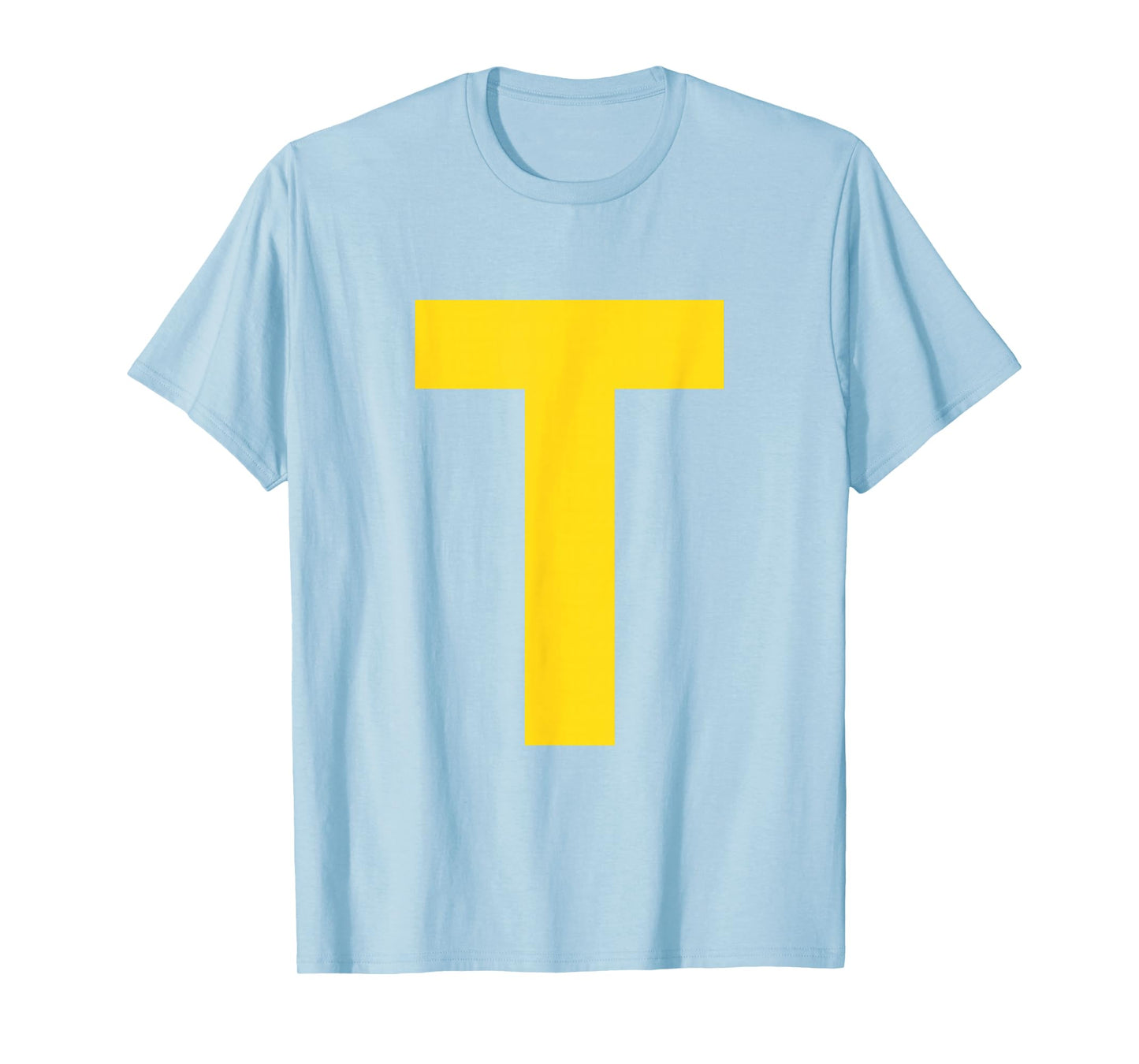Letter T Funny Group Costume Pretend Halloween Costume T-Shirt