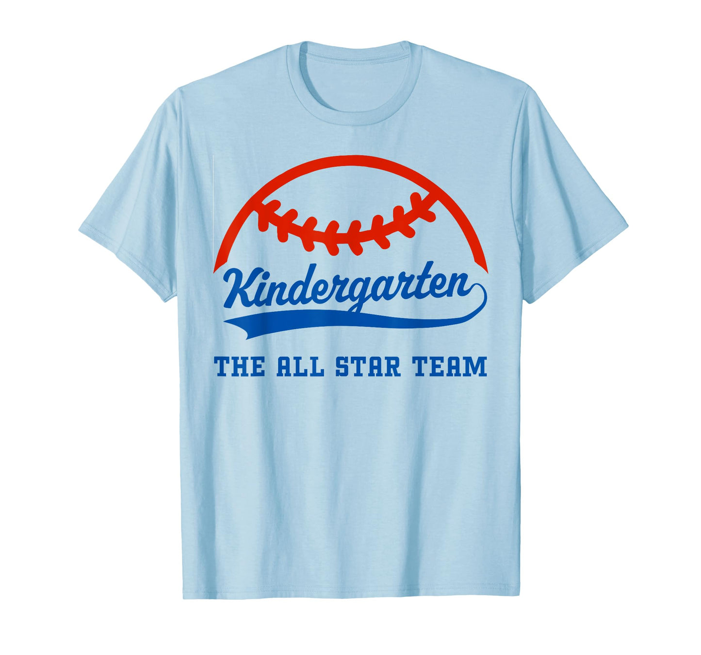 Kindergarten Kids Baseball All Star Team First Day Of School T-Shirt