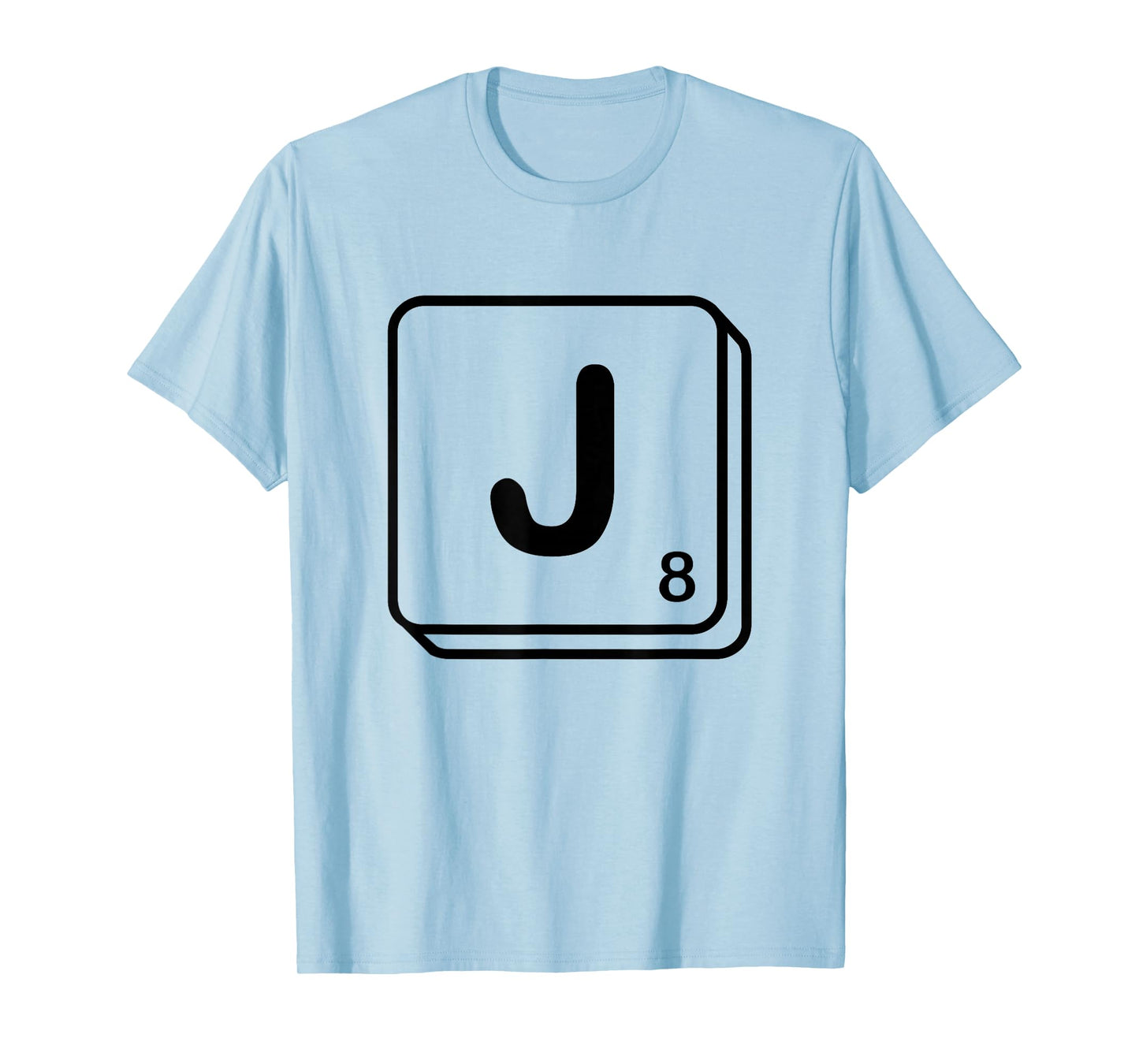 Letter J Word Game Tile T-Shirt