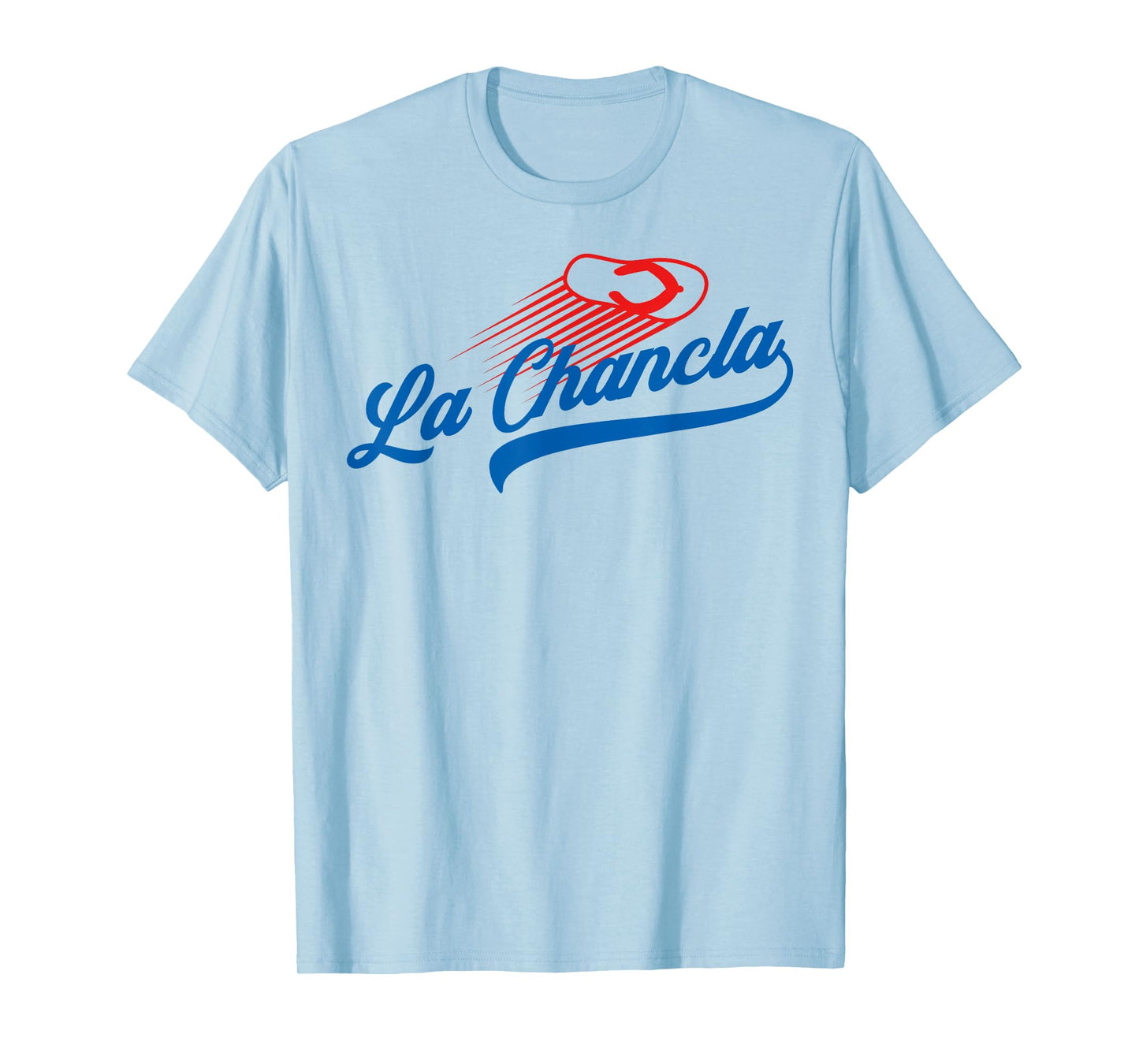 Funny Baseball Mexican Themed Flying La Chancla Flops Joke T-Shirt