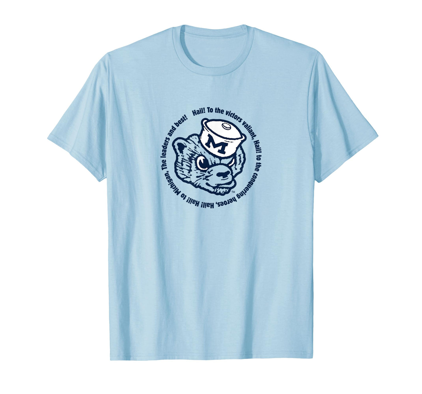 Michigan: Hail To The Victors Lyrics T-Shirt