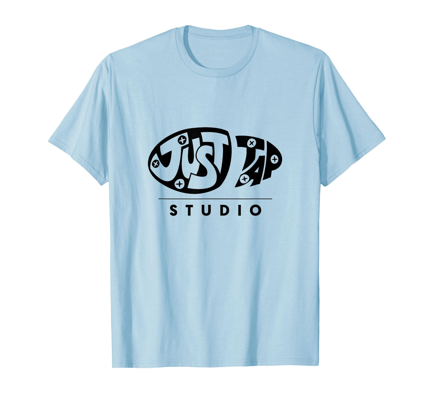 Just Tap Studio Wear - Black Logo T-Shirt
