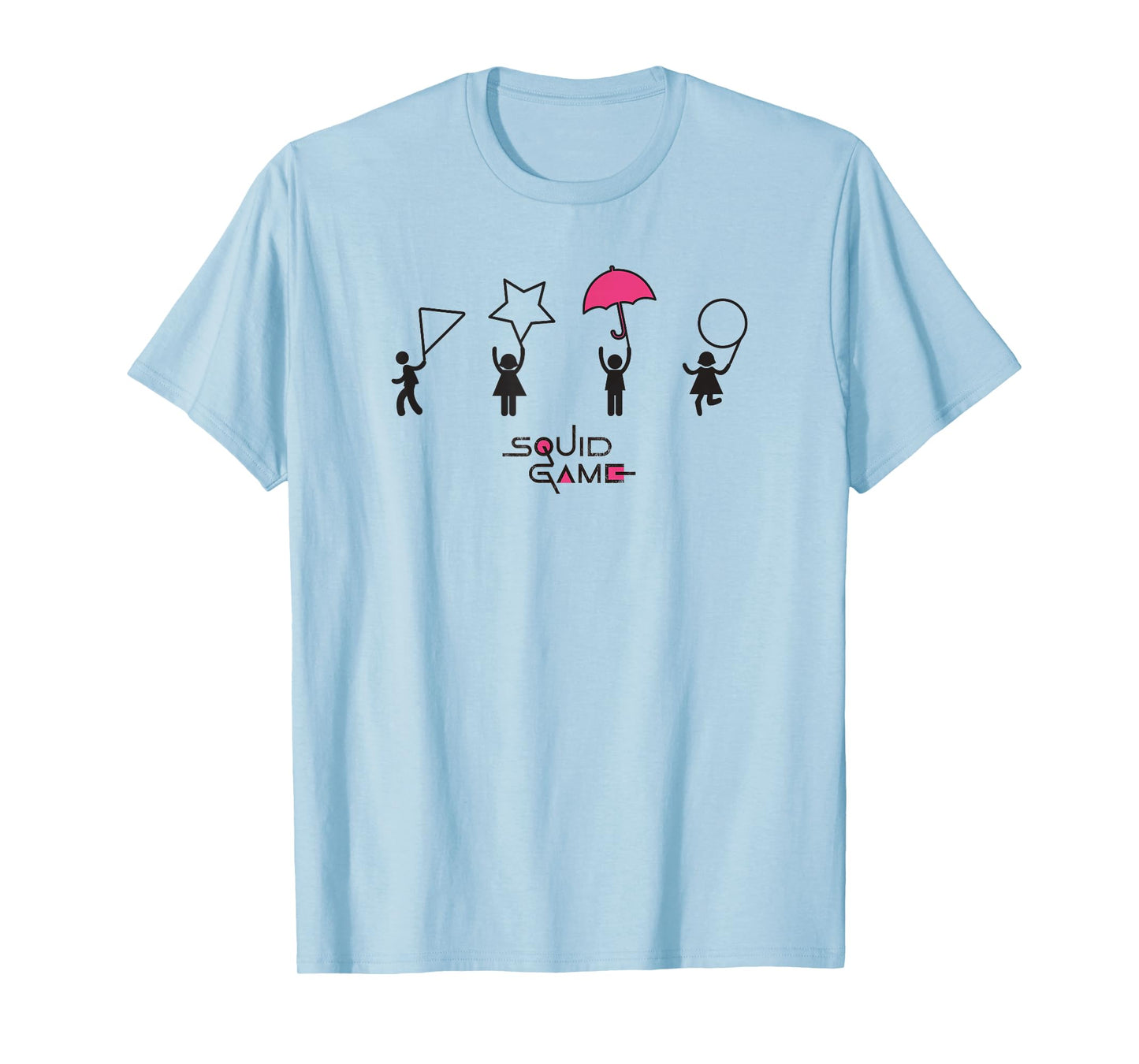 Squid Game Honeycomb Challenge Shapes Logo T-Shirt