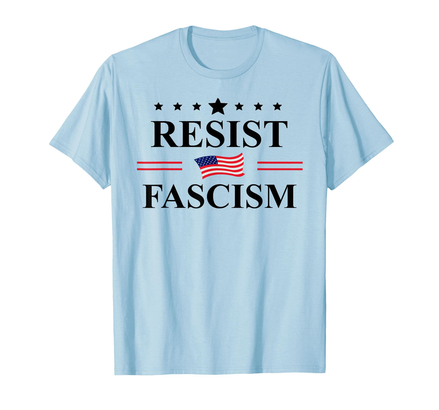 Resist Fascism No Kings Fight Fascism Protest Anti-Fascism T-Shirt