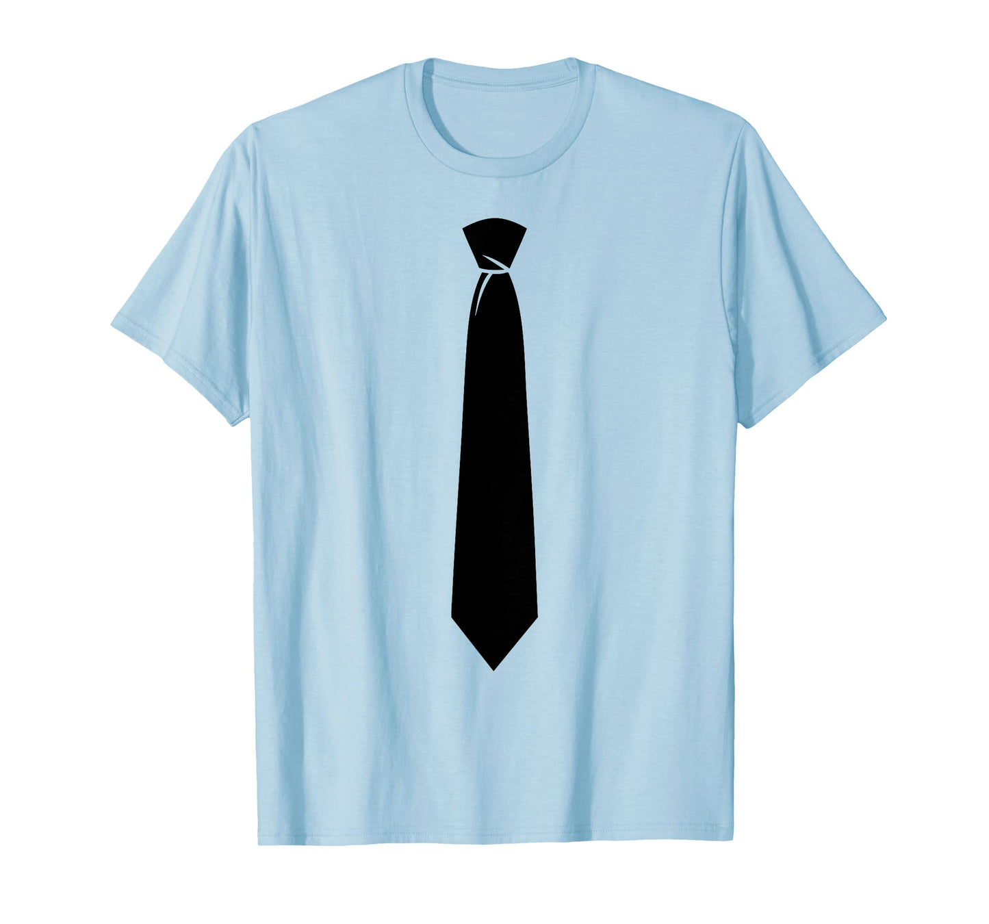 Black Tie Costume Shirt Adult Men Women Kids Tie Costume T-Shirt