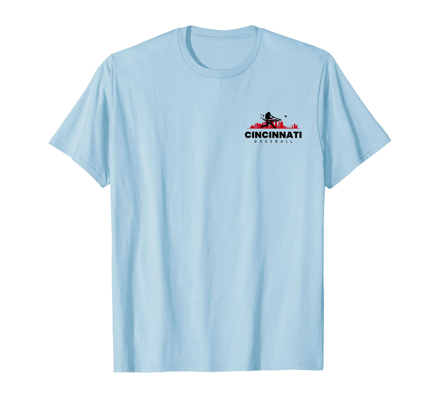 Cincinnati Baseball Vintage Minimalist Retro Baseball Lover T-Shirt