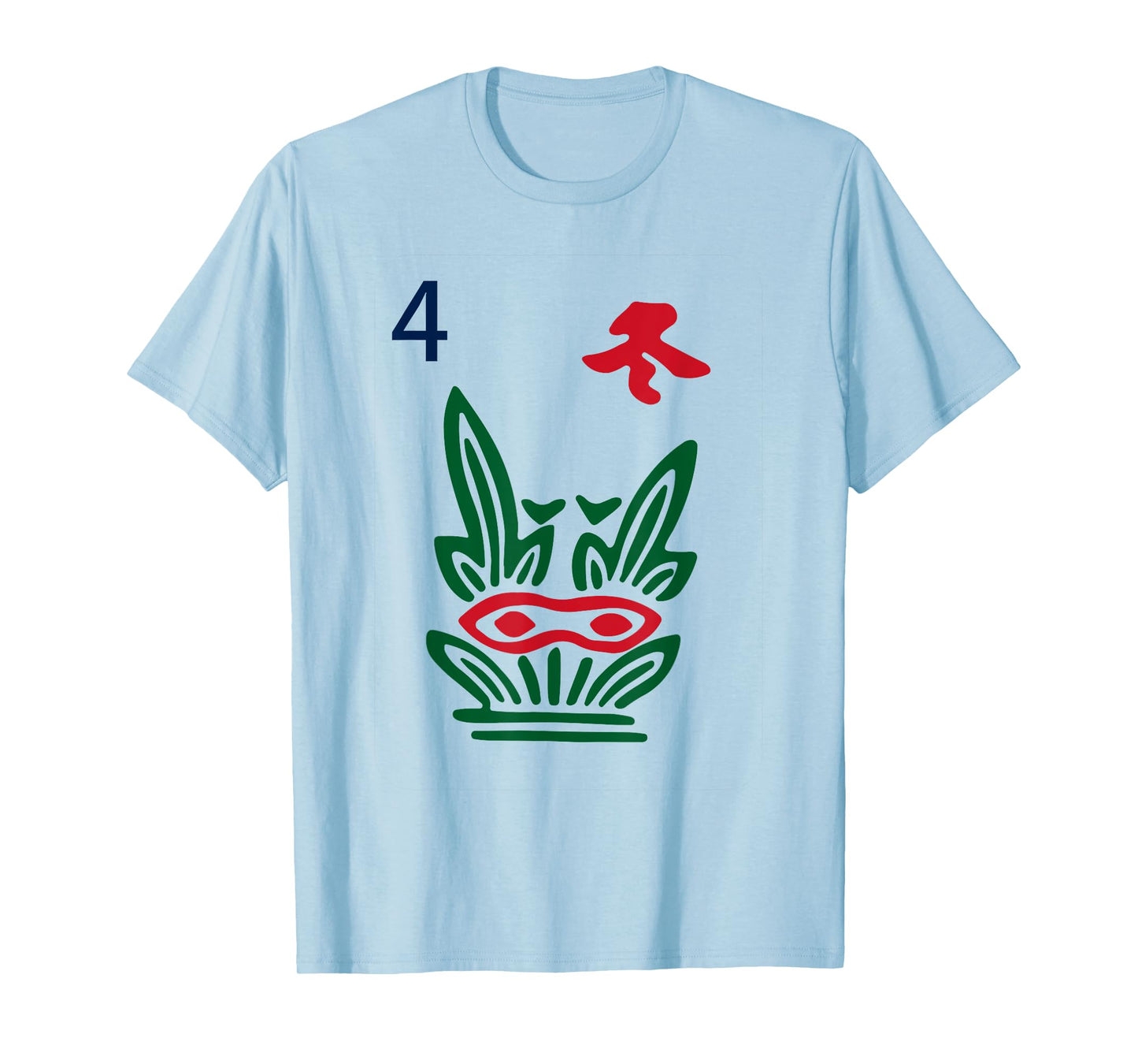 Chinese Mah Jong Seasons Winter Tile Mahjong Costume T-Shirt