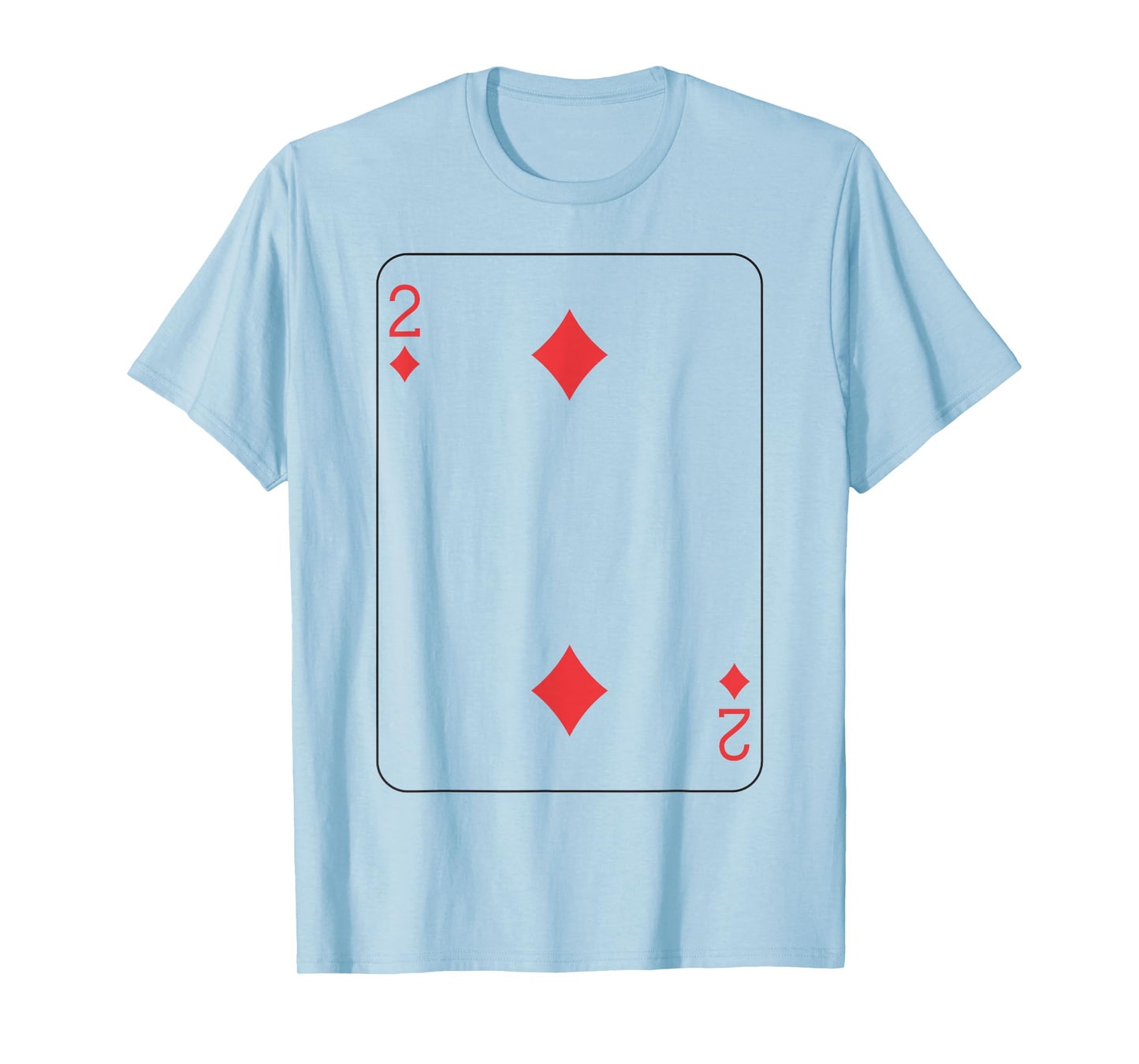 Two of Diamonds | Deck of Cards Front and Back Group Costume T-Shirt