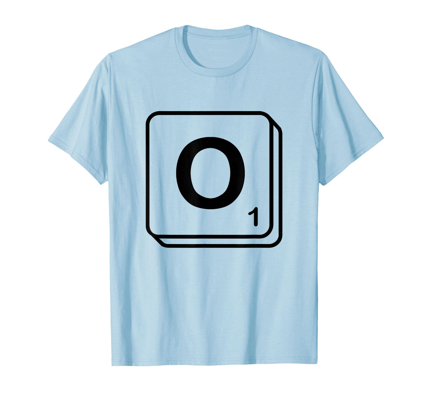 Letter O Word Game Tile T-Shirt