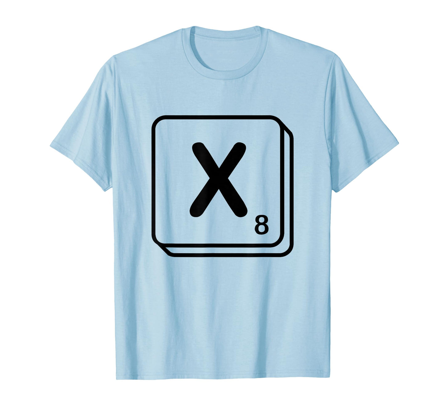 Letter X Word Game Tile T-Shirt