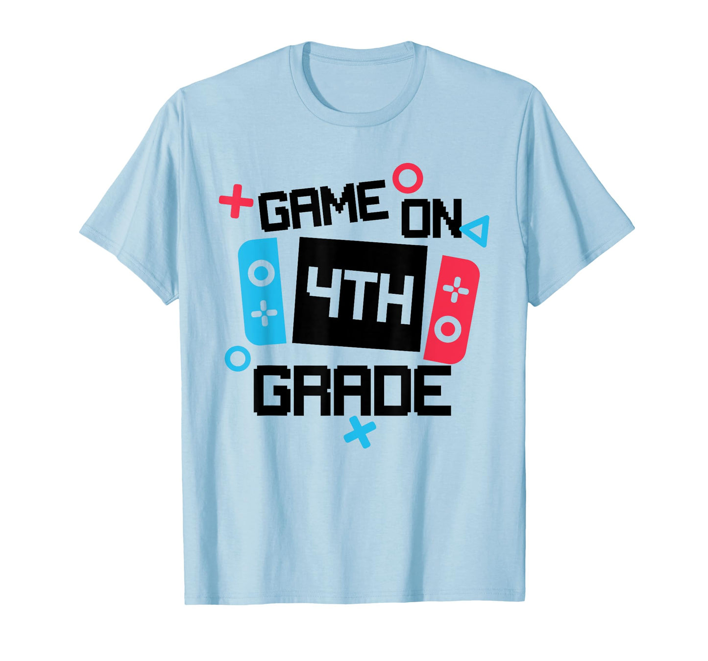 Gamer Back To School Shirt Boy Game On Fourth 4th Grade T-Shirt