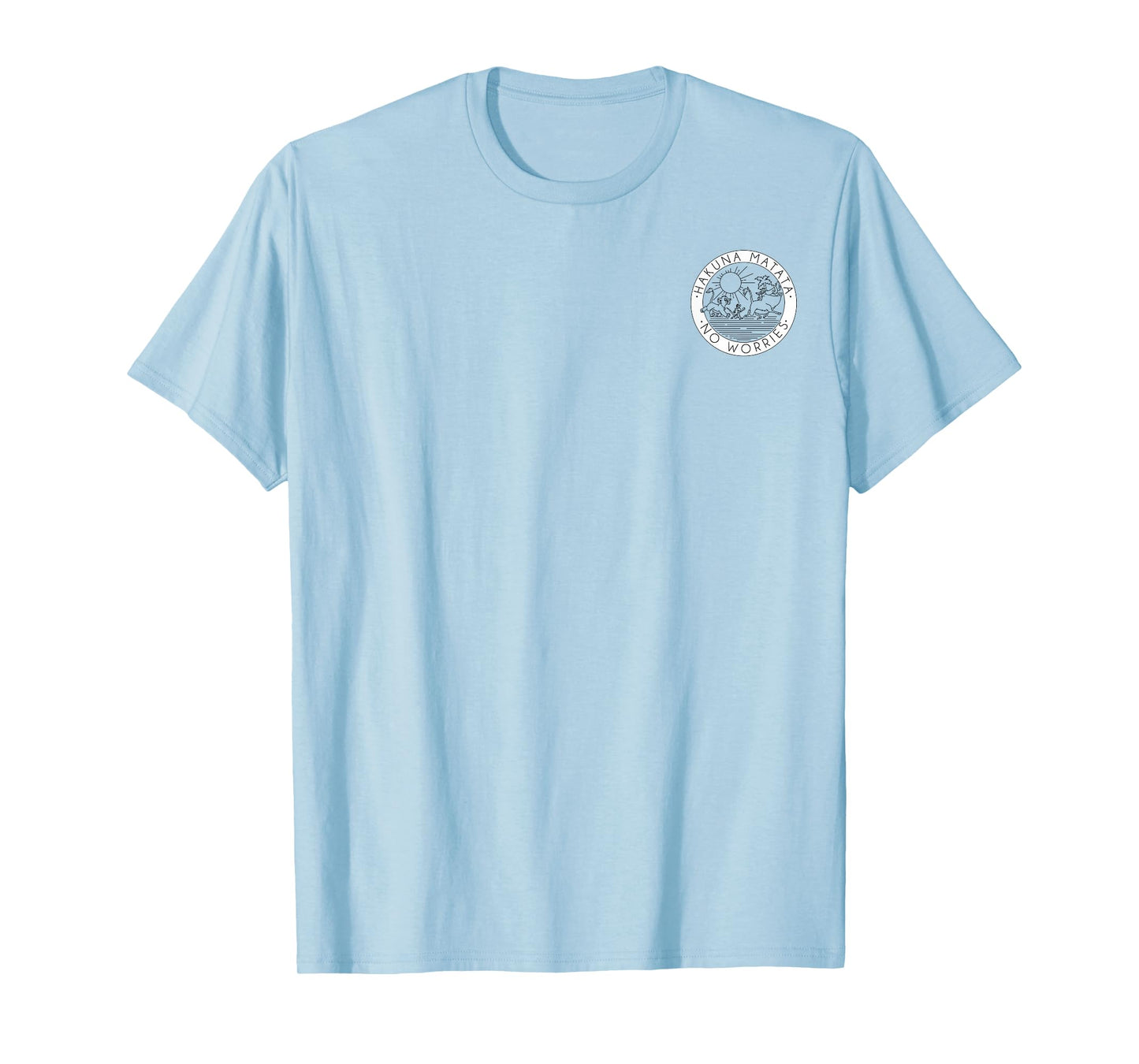 Disney The Lion King Hakuna Matata No Worries Left Chest T-Shirt