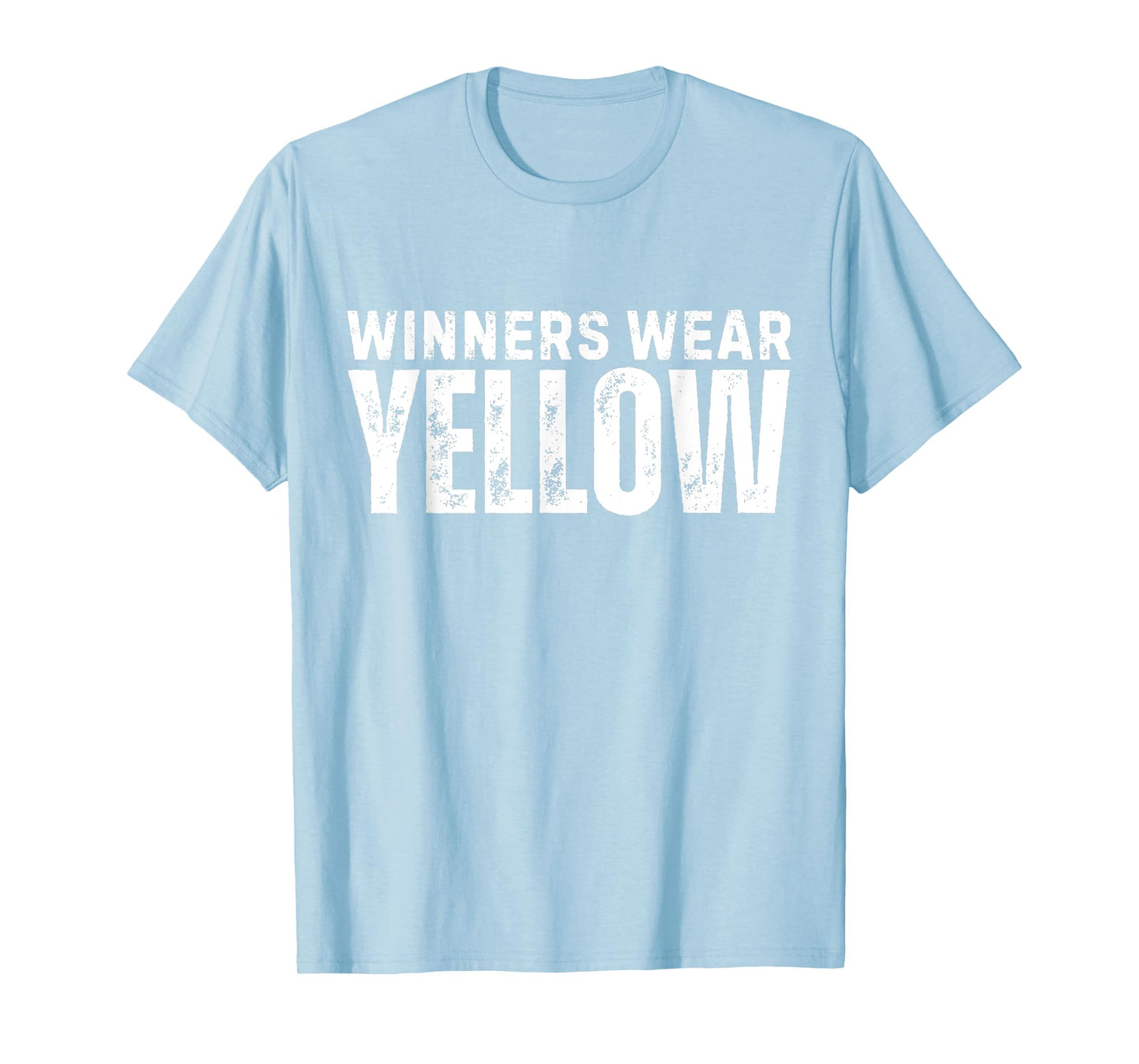 Winners Wear Yellow Spirit Wear Team Game Color War Camp T-Shirt