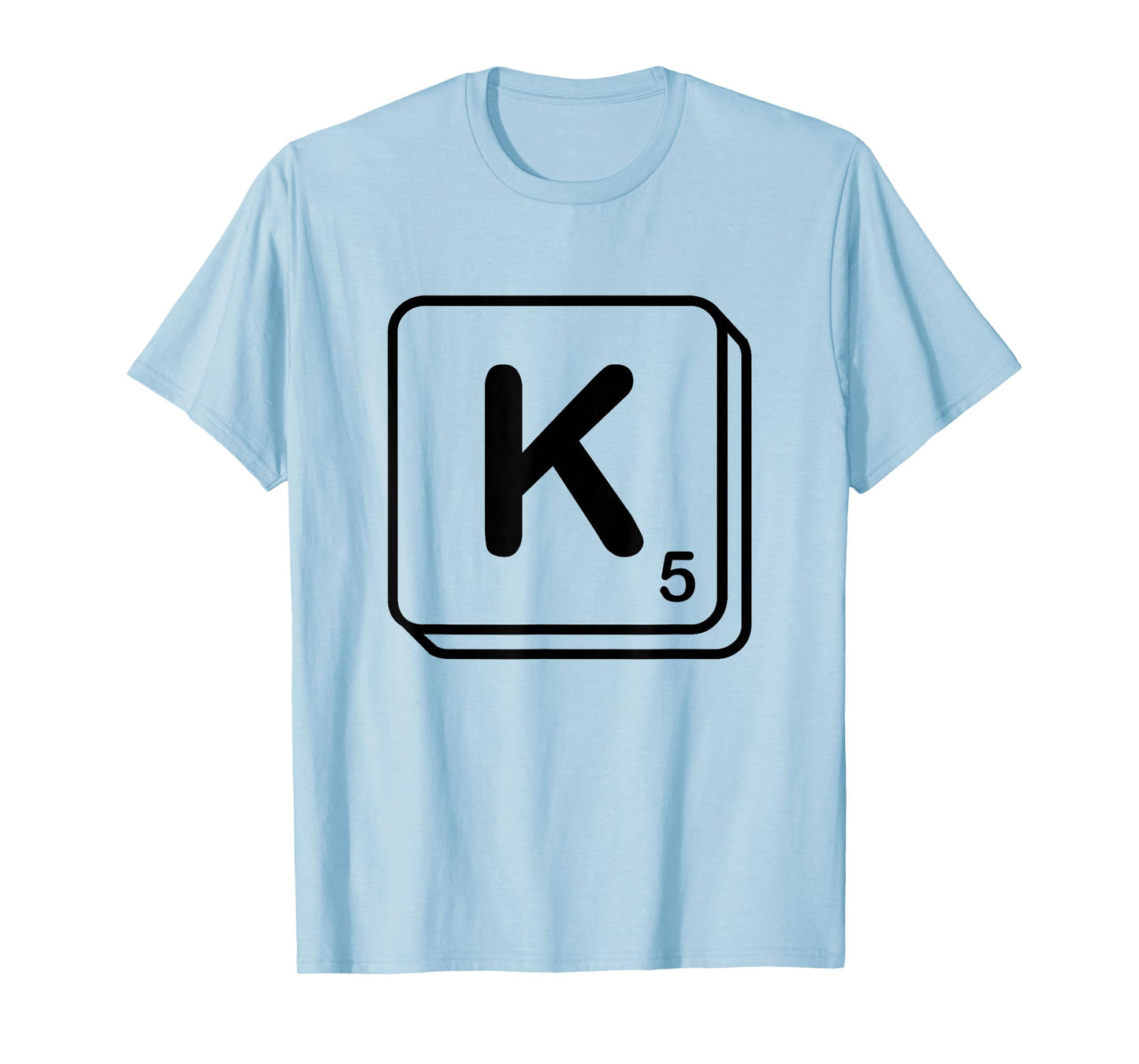 Letter K Word Game Tile T-Shirt