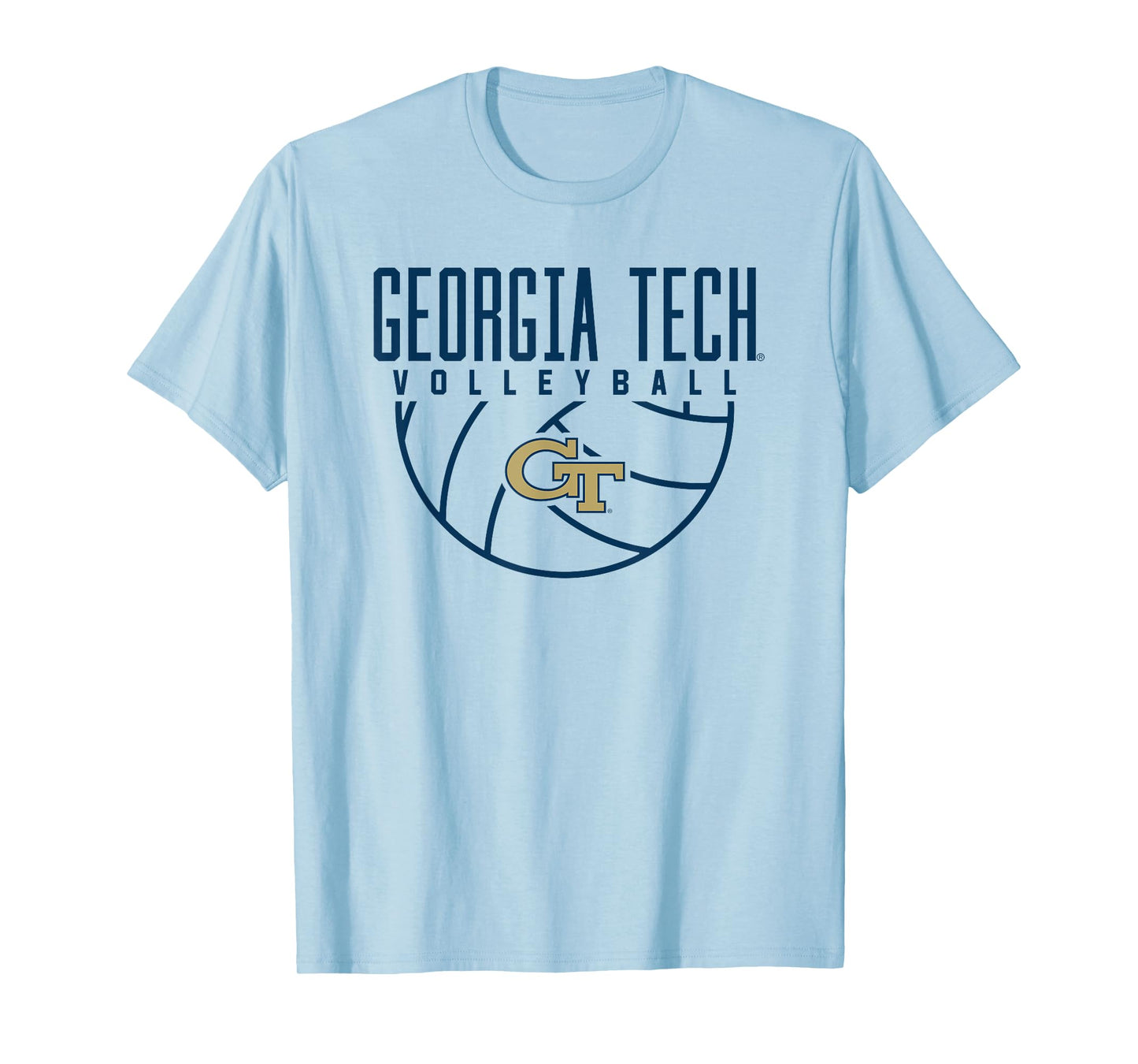 Georgia Tech Yellow Jackets Volleyball Arch T-Shirt