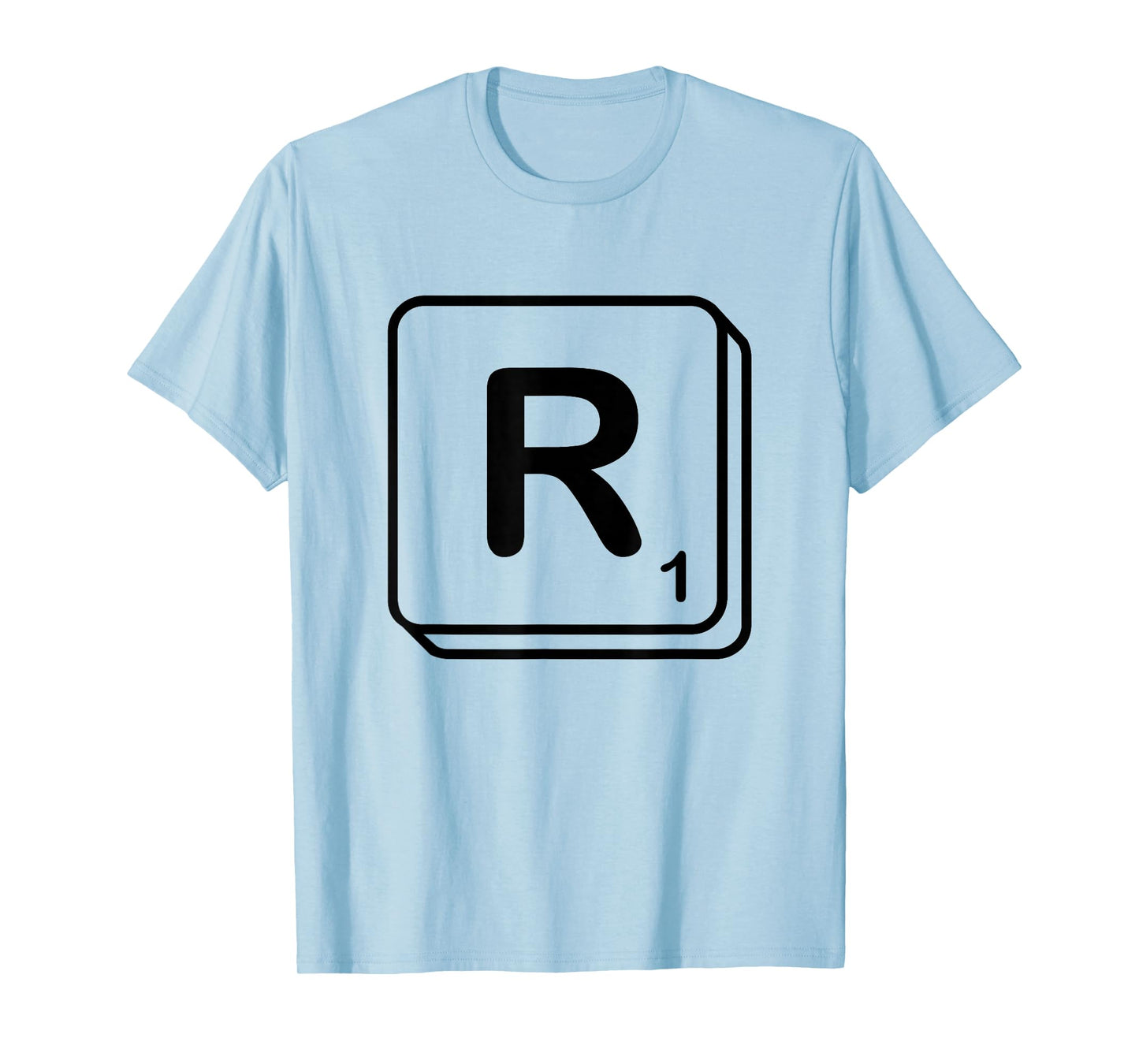 Letter R Word Game Tile T-Shirt