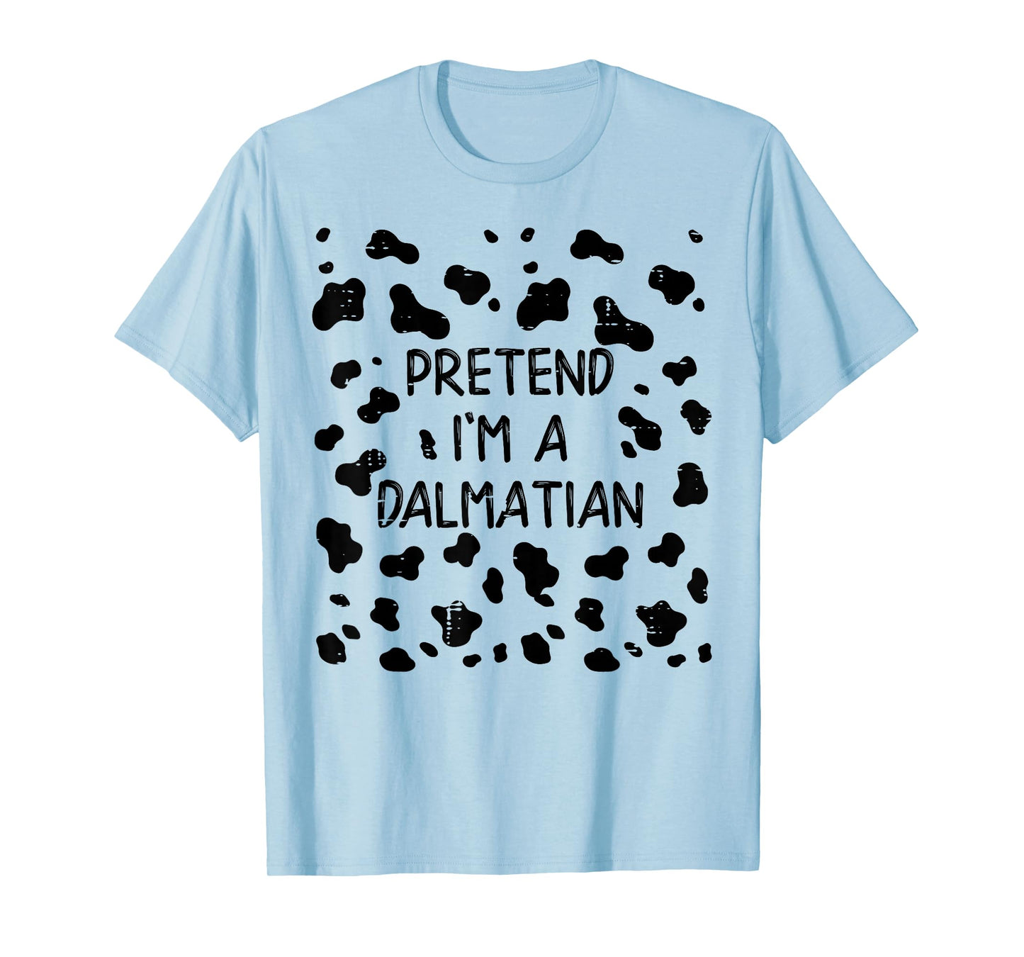 Halloween Pretend Dalmatian Dog Funny Costume Men Women Kids T-Shirt
