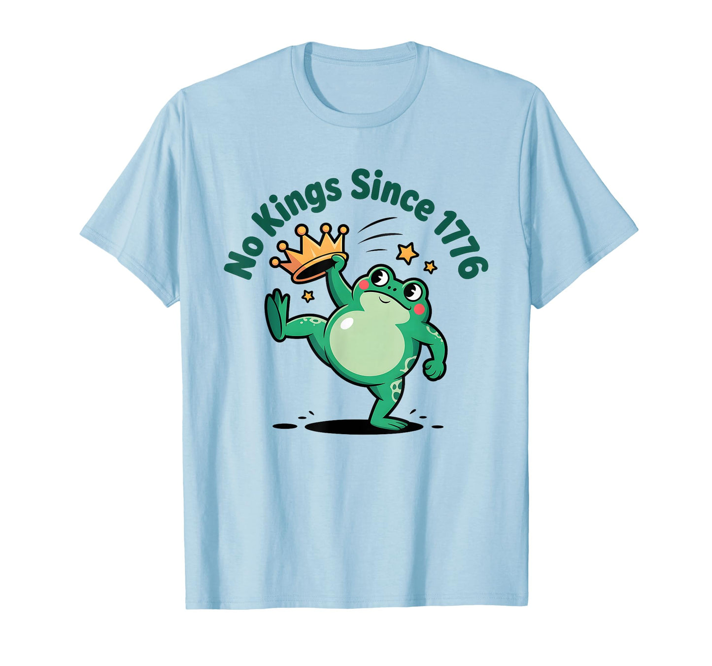 Frog Protest No Kings in America Democracy Patriotic Frog T-Shirt