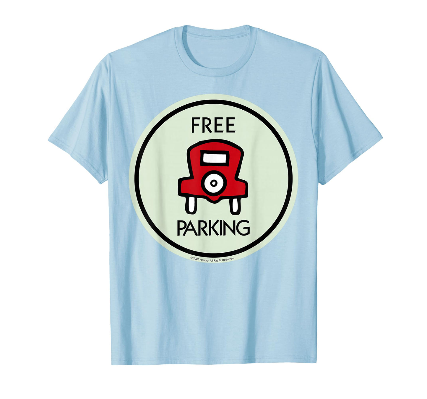 Monopoly Free Parking Game Board Vintage Logo T-Shirt