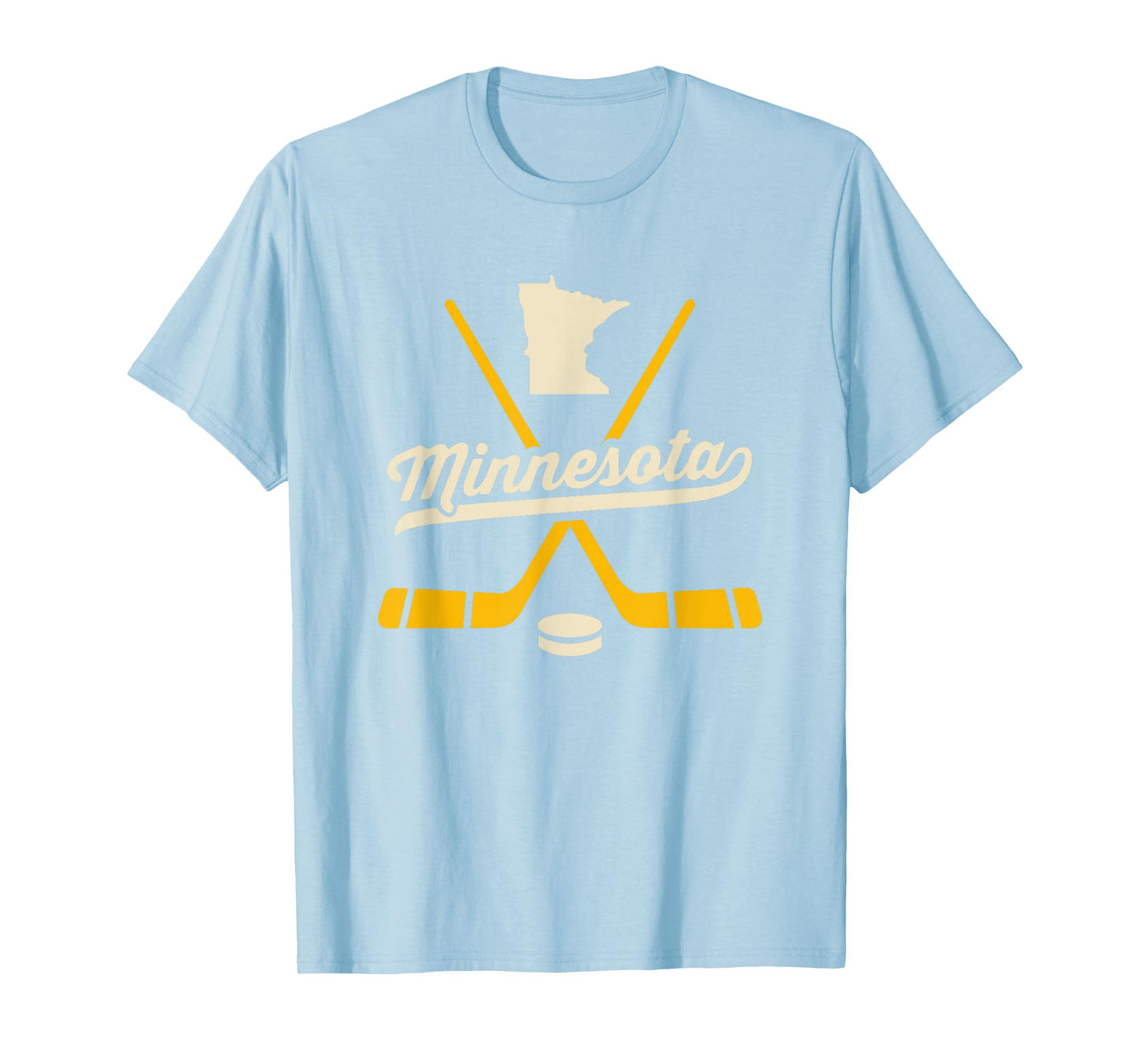 Vintage Minnesota Ice Hockey Sticks Sports Team Fan Gift T-Shirt